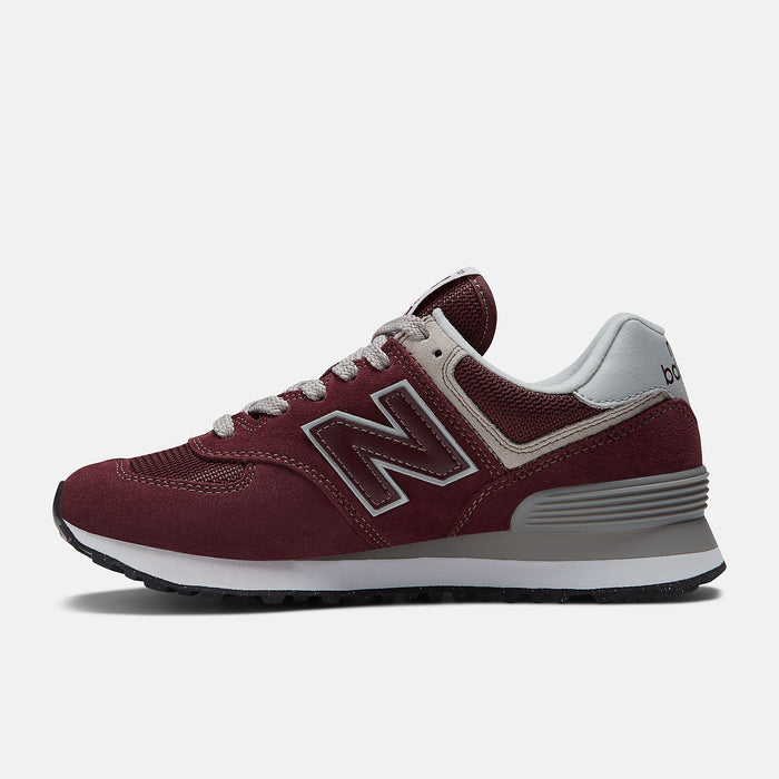 Woman 574 Burgundy with White