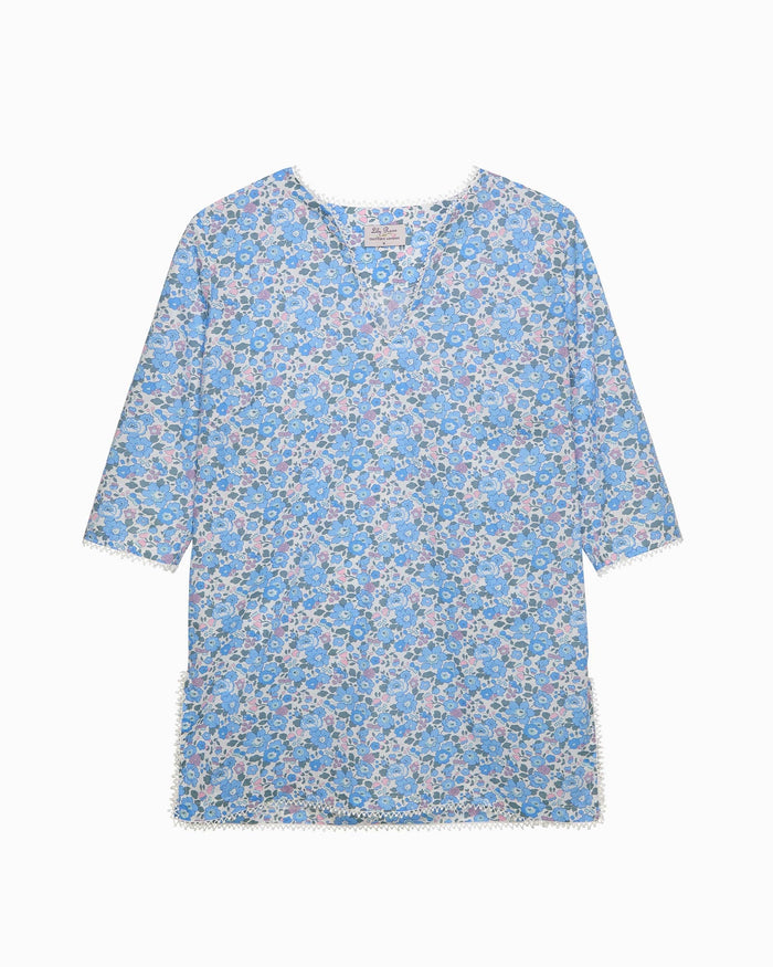 Lily Rose Kaftan Women's Betsy Bobble Trim Kaftan