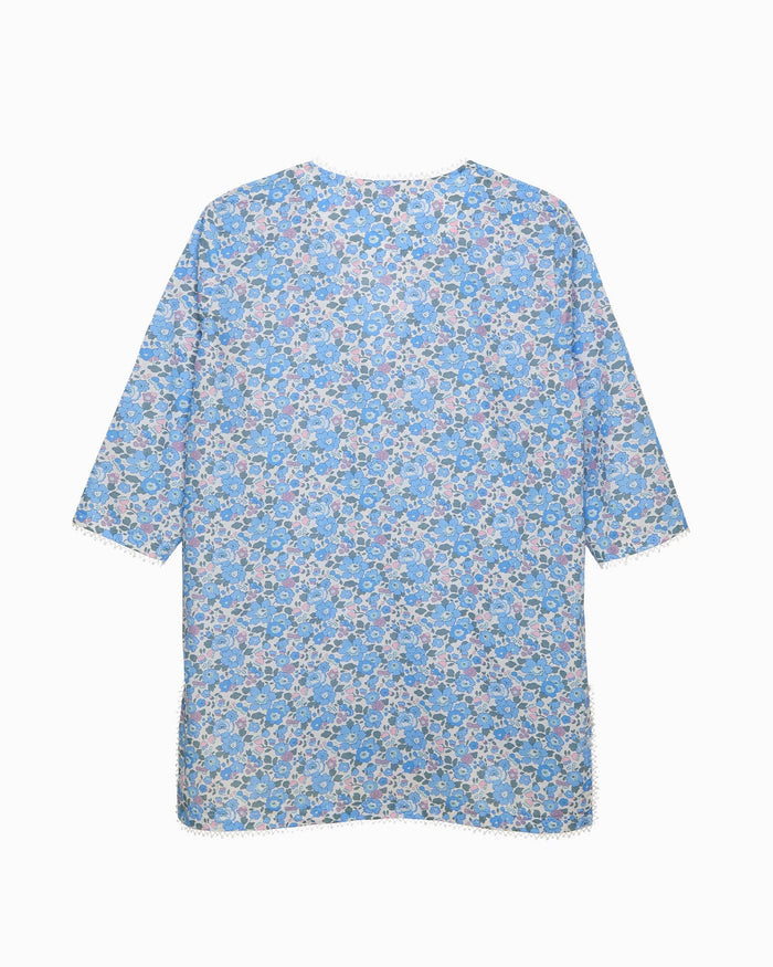 Lily Rose Kaftan Women's Betsy Bobble Trim Kaftan