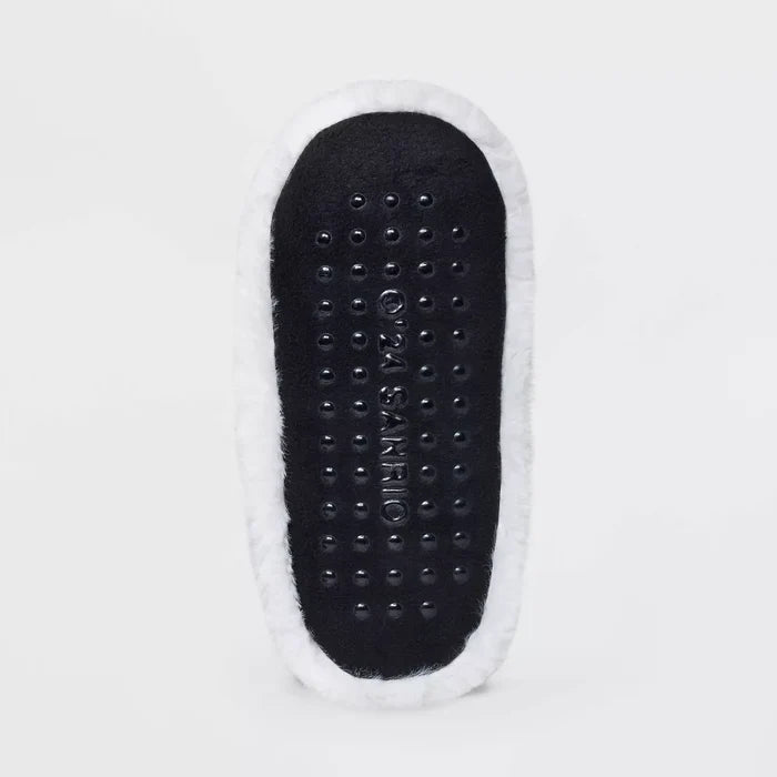 Women's Faux plush Hello Kitty Slipper Socks with Grippers