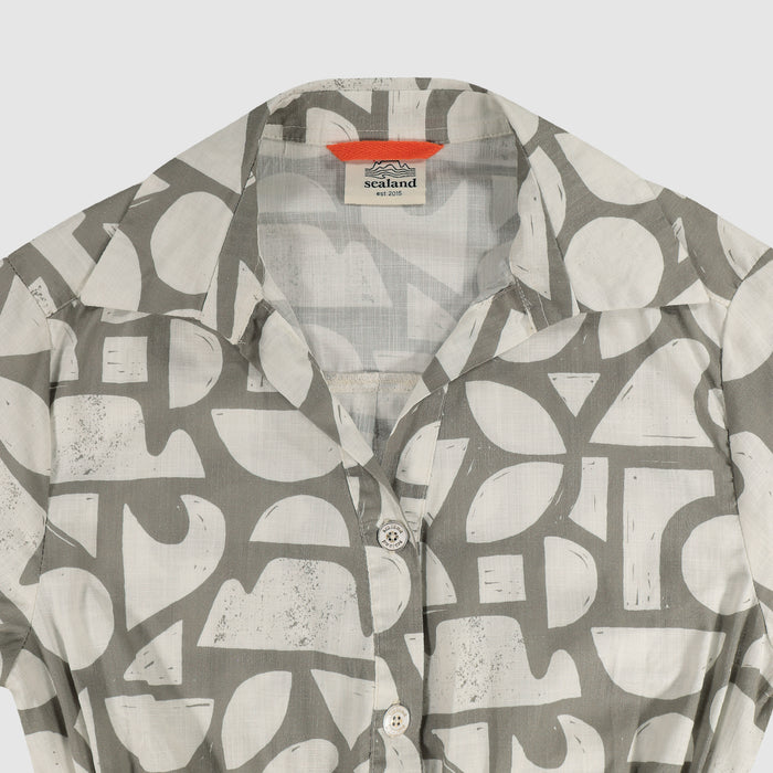Women's Geo Design Shirt Dress