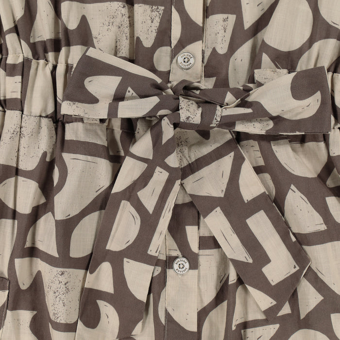 Women's Geo Design Shirt Dress
