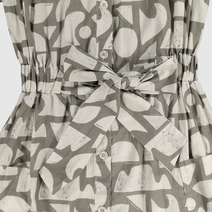 Women's Geo Design Shirt Dress