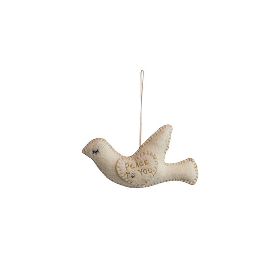 Wool Dove Ornament