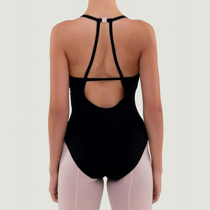 X Front Leotard BLACK/BLACK