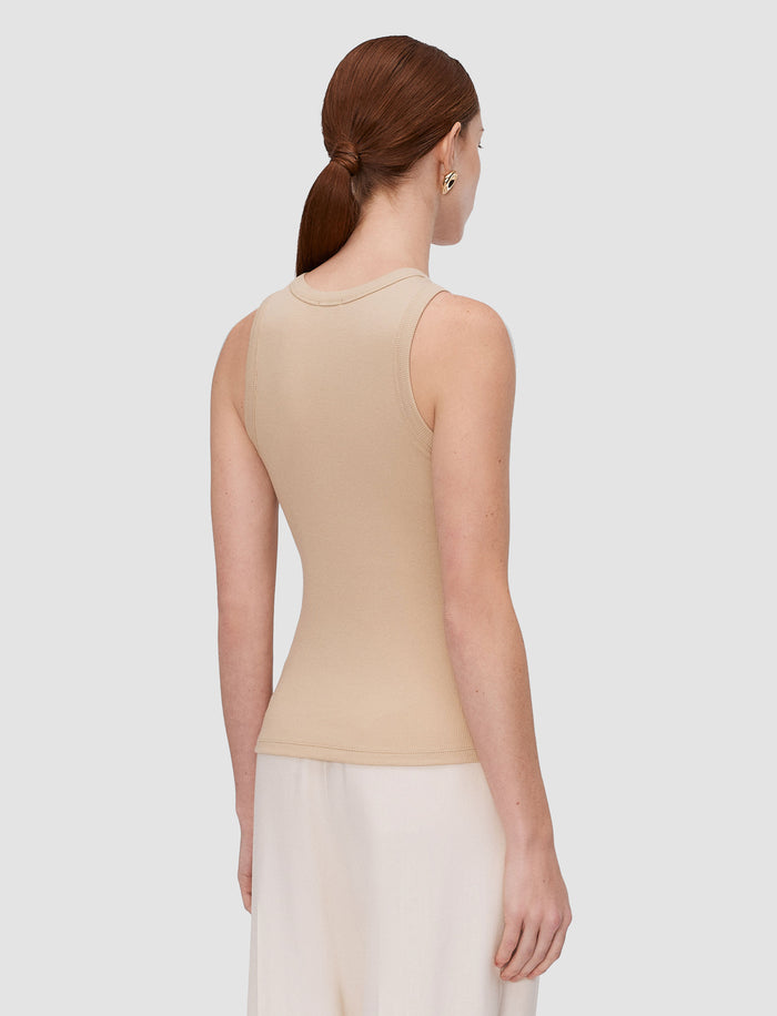 Yeux Cotton Rib Vest