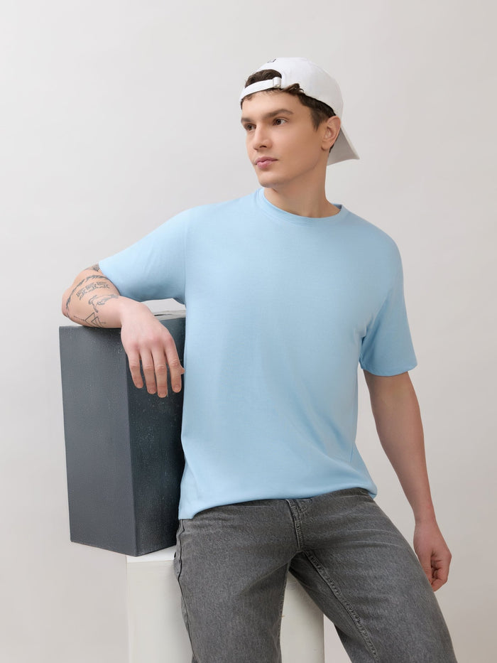 Zanaia - Slim Fit T-Shirt - Cool Blue