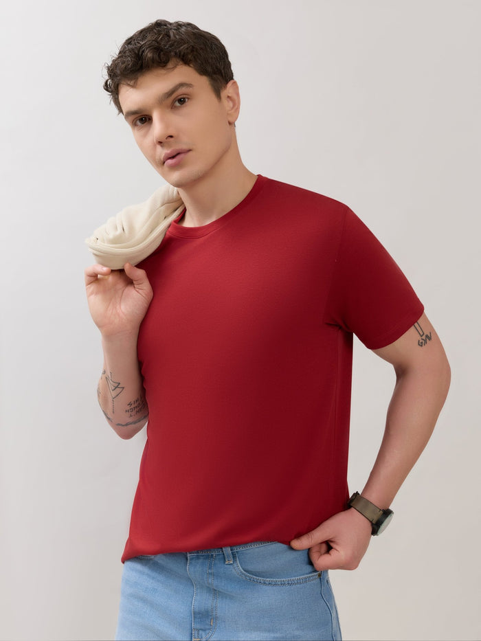 Zanaia - Slim Fit T-Shirt - Red