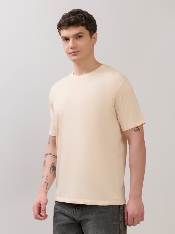 Zanaia - Slim Fit T-Shirt - Soft Nude