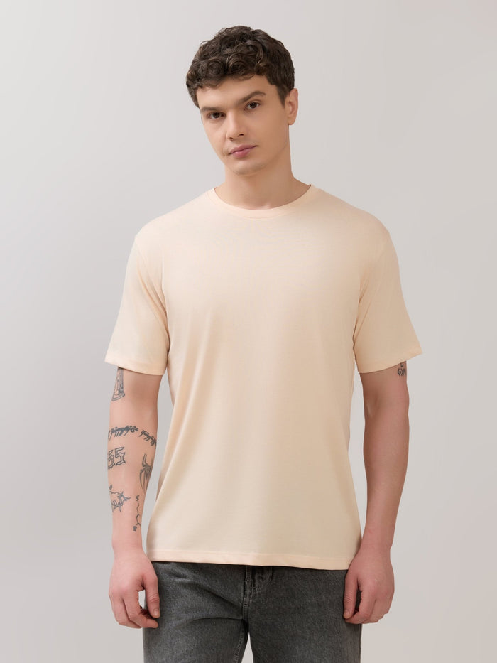 Zanaia - Slim Fit T-Shirt - Soft Nude