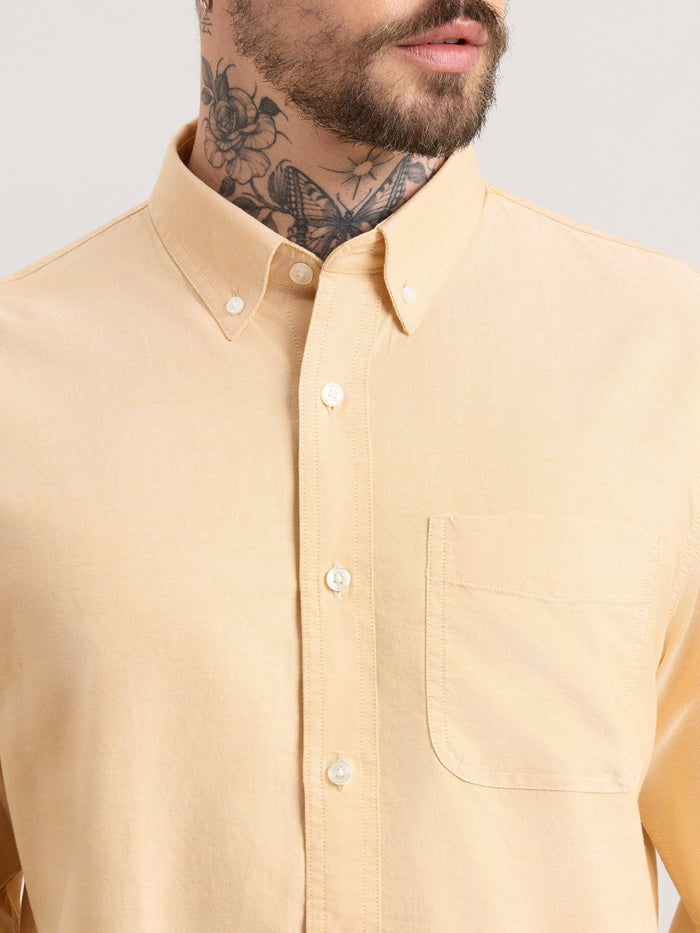 Zena - Relaxed Fit Oxford Shirt - Golden Apricot