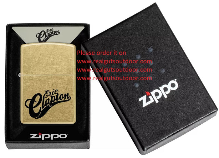 Zippo Eric Clapton Logo Street Brass 46162