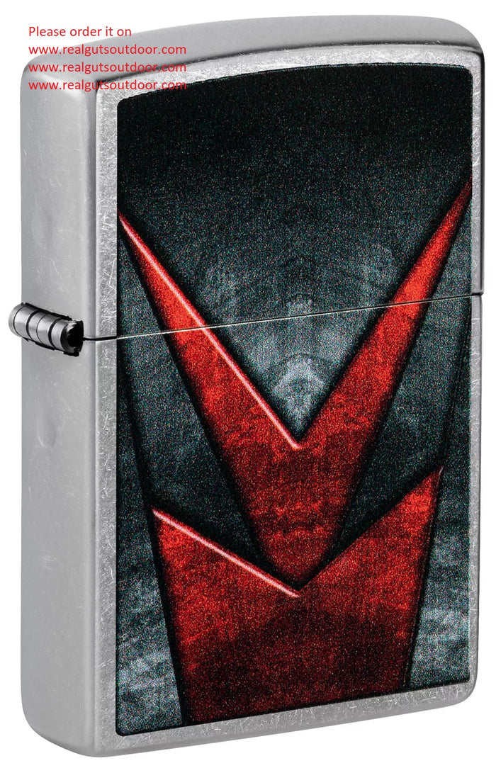 Zippo Metallic Pattern Design Street Chrome 46163