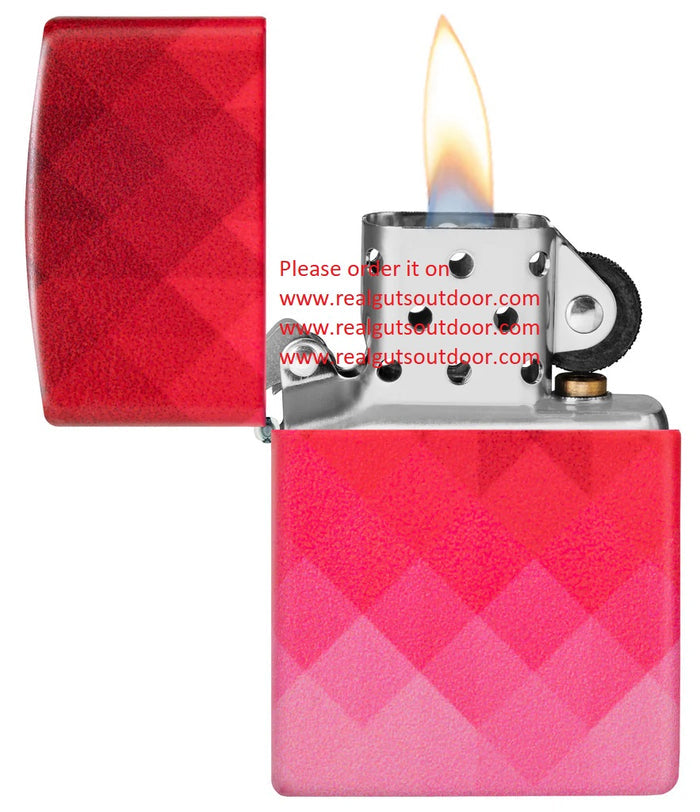 Zippo Ombre Pixel Deep Crimsons 540 Color 46129