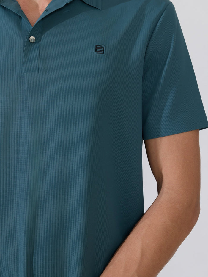 Men's Regular Fit Polo T-Shirt - Peacock