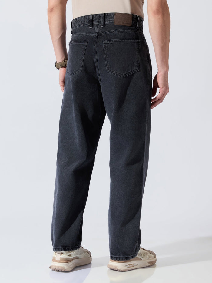 Relaxed Fit Jeans - Black Shade